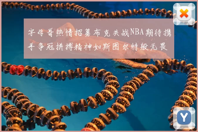 字母哥热情招募布克共战NBA期待携手争冠拼搏精神如斯图尔特般无畏
